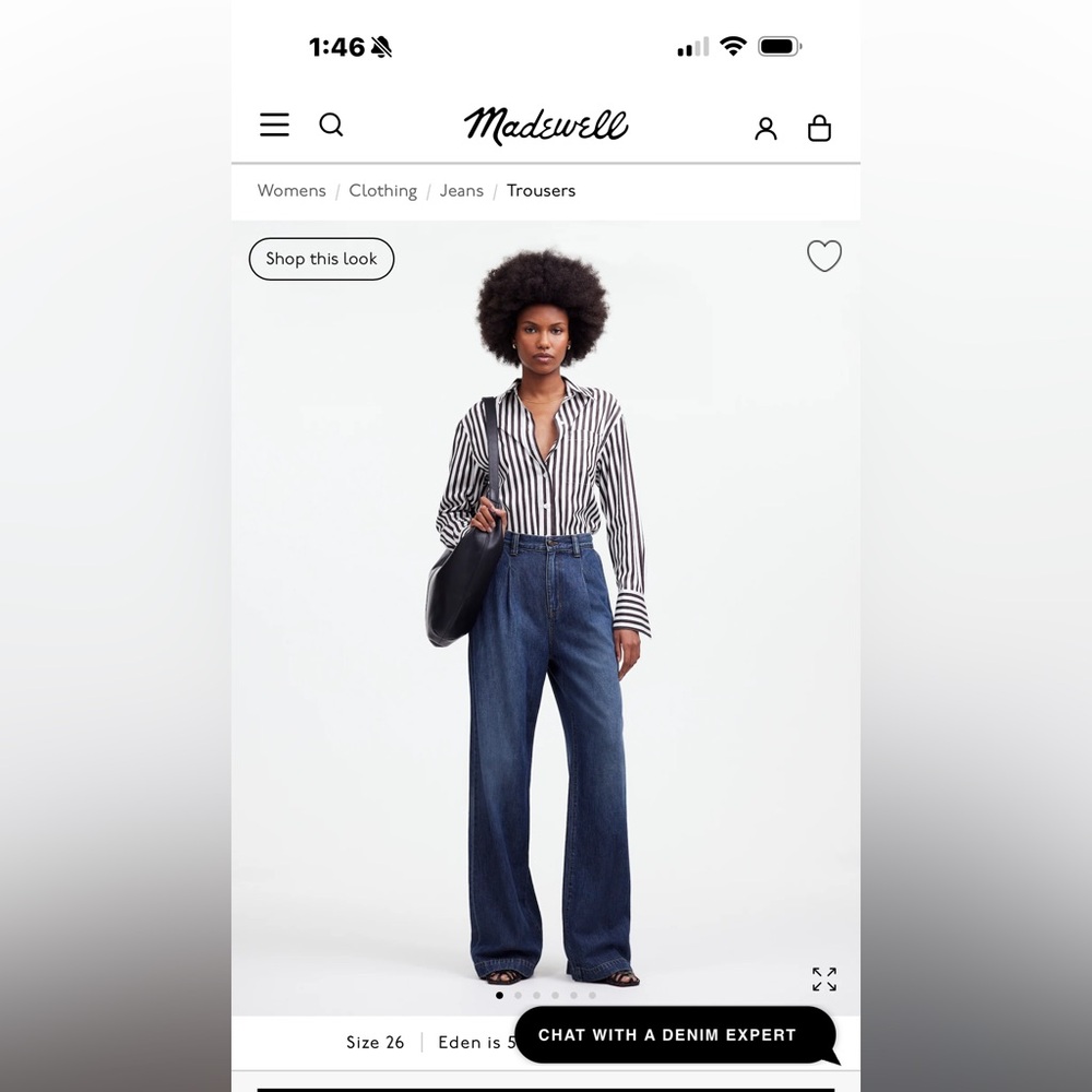 Madewell Denim
The Harlow